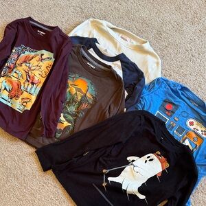 Kids Graphic Long Sleeve T-Shirts - lot / bundle